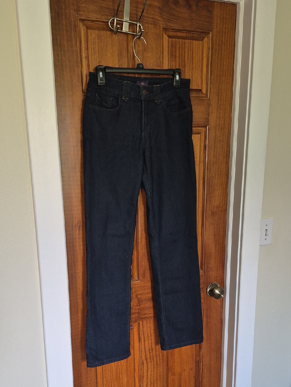 NYDJ Women's Straight-Leg Jeans in Dark Indigo